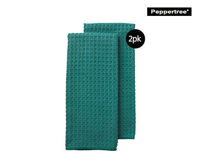 Waffle Microfibre Tea Towel 2pk