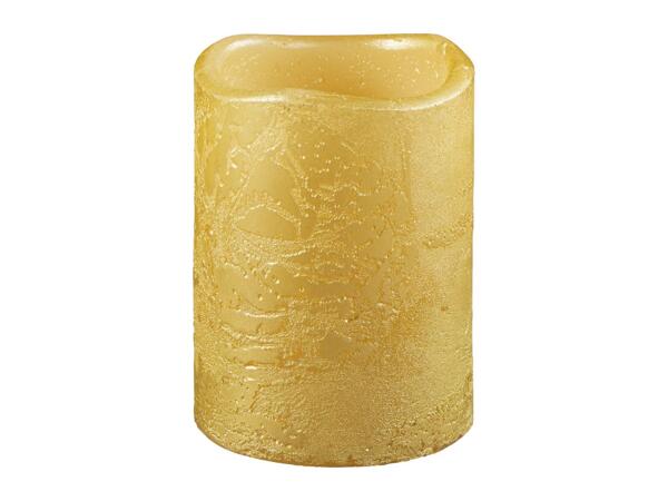 Livarno Home Golden LED Real Wax Candles - 4 Pack