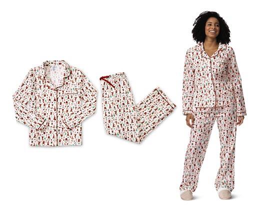 Serra 
 Ladies' 2-Piece Flannel Pajama Set