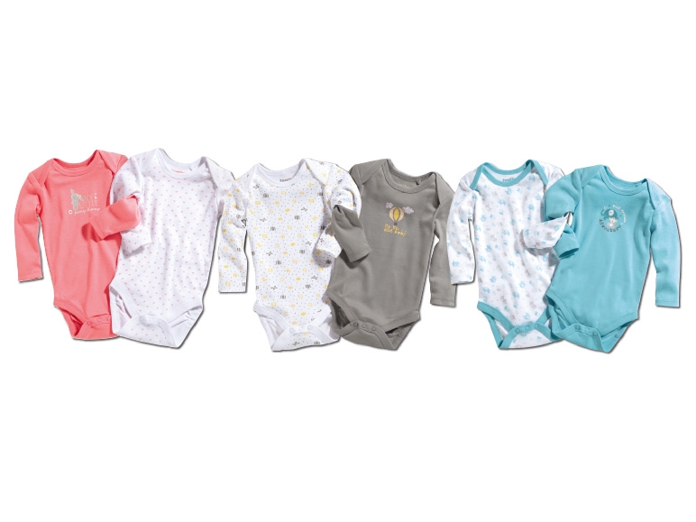 Lupilu(R) Baby Long-Sleeved Bodysuits