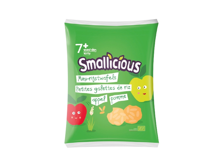 Biologische minirijstwafels