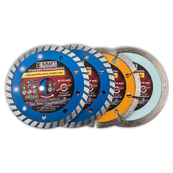 Diamant-Trennscheiben-Set 4tlg.