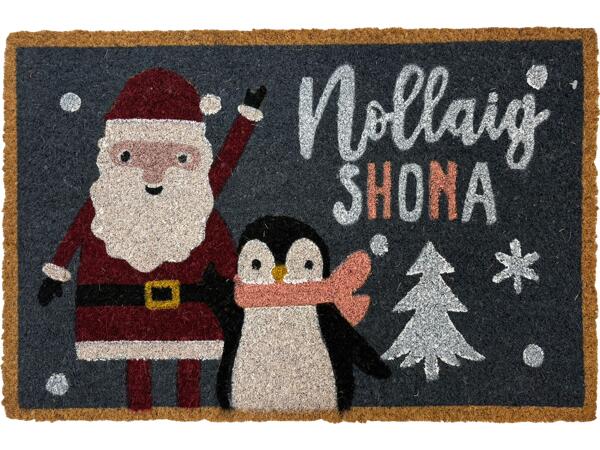 Christmas Coir Doormat