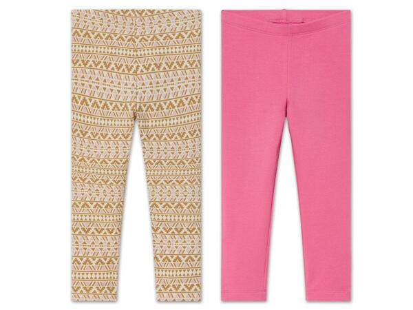 Kleinkinder Thermo-Leggings, 2 Stück