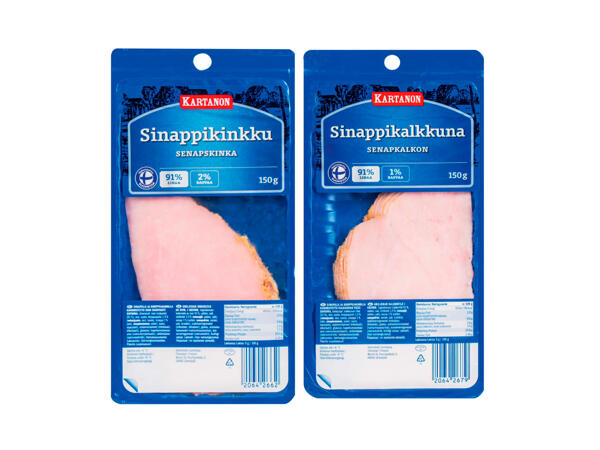 Skinka/kalkon med senapskant