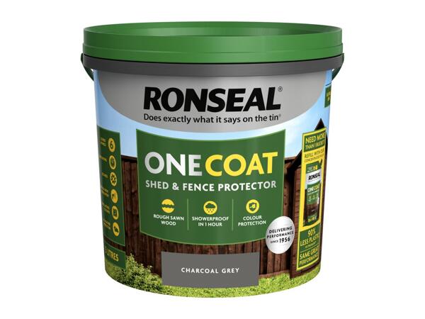 5L One Coat Shed & Fence Protection Paint - Charcoal Grey