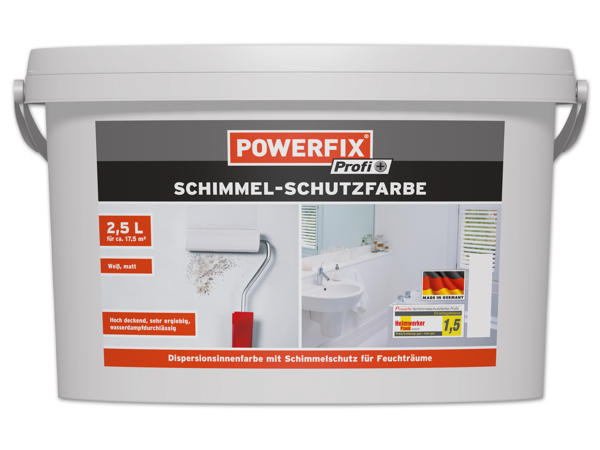 POWERFIX(R)PROFI+ Schimmel-Schutzfarbe, 2,5 l