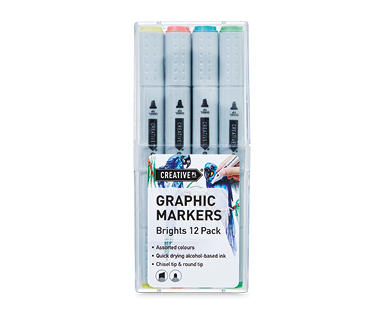 Graphic Markers 12pk