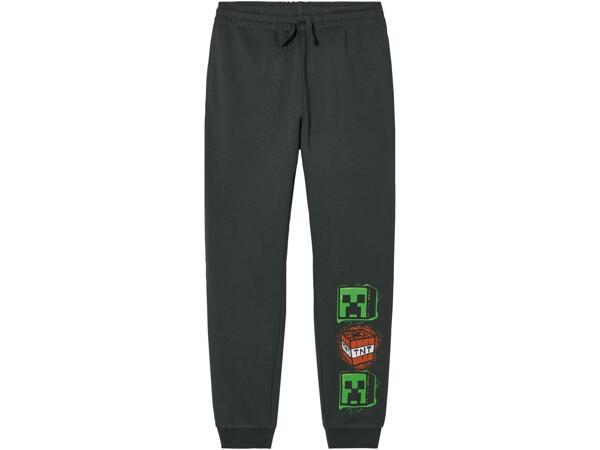 Boys' sweatpants "Minecraft"