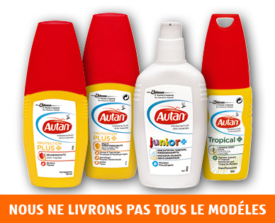 Spray/Gel de protection anti-insectes AUTAN(R)