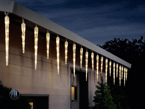 Eiszapfen-Lichterkette