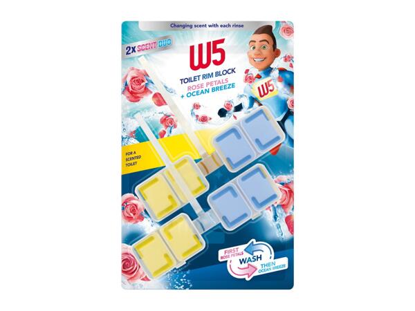 W5 Toilet Rim Block Twin Pack Assorted