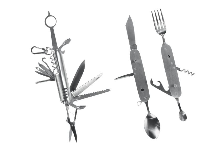 CRIVIT Camping Cutlery or Multi-Purpose Pocket Knife