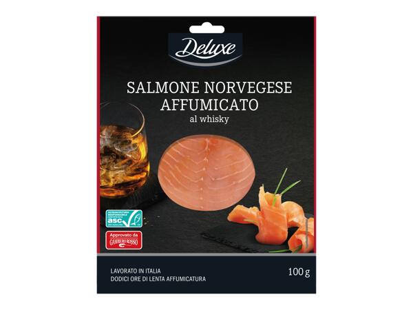 Smoked norwegian salmon with whisky