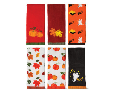 Huntington Home Halloween or Harvest Towel Assortment