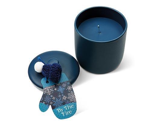 Huntington Home 
 Knit Ornament Ceramic Candle