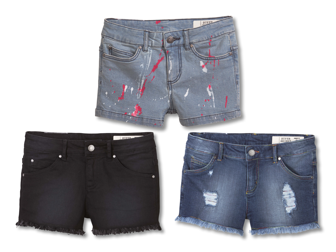 Short en jean pour fillette1