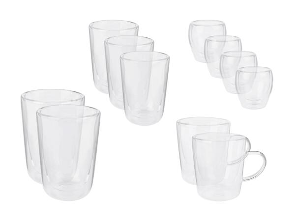Set de verres à isolation thermique