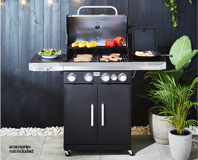 4 Burner Hooded BBQ