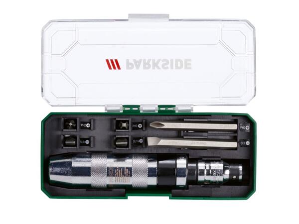 Impact screwdriver set, screw or bolt & nut extractor set