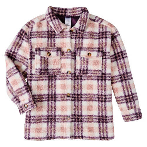 Ladies Shacket - Pink, XL