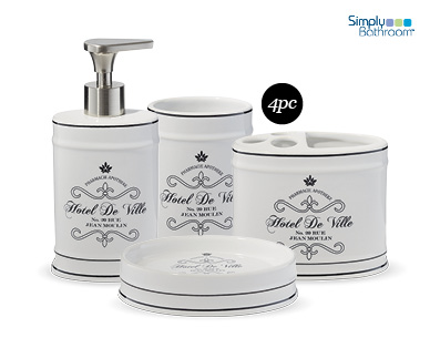 BATHROOM ACCESSORIES SET 4PC
