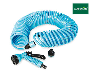 Coiled Garden Hose Set 15m