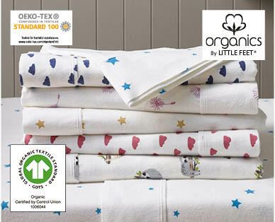 Organic Flannelette Fitted Sheet Set – King Single Size