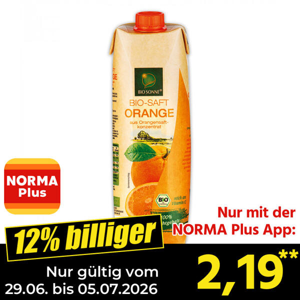Bio-Orangensaft
