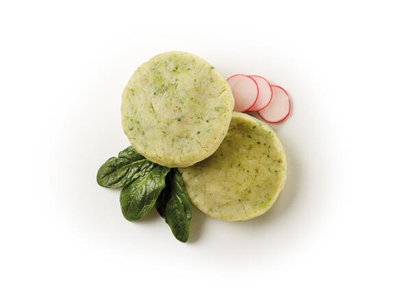 Cod Burgers with Spinach