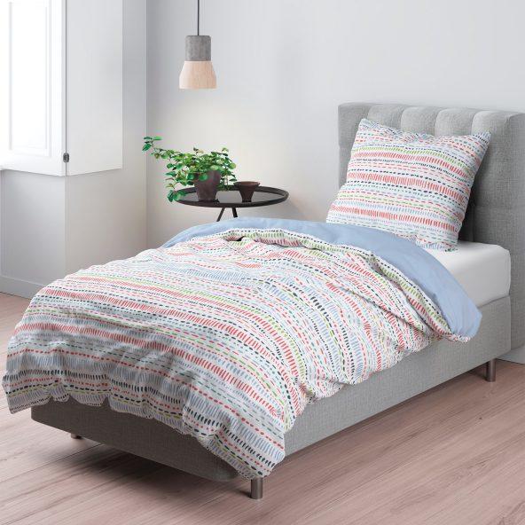 Housse d'édredon en flanelle, 1 pers.