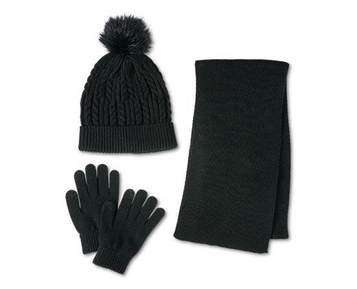 Serra Ladies 3 Piece Hat, Glove, and Scarf Set