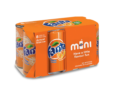 Coke Varieties Mini Cans 8 x 200ml