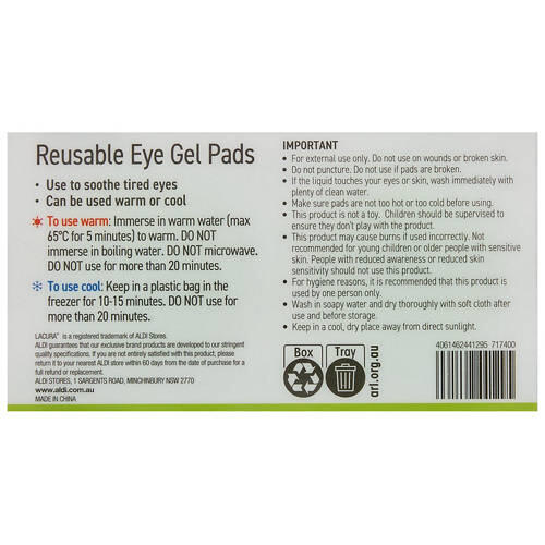 Reusable Eye Gel Masks