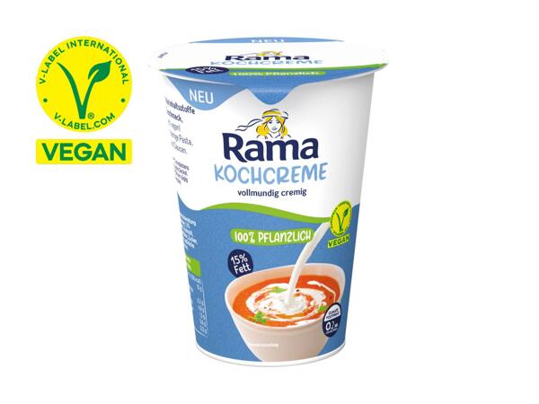Pflanzliche Kochcreme