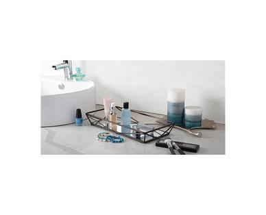 Easy Home Mirrored Vanity Tray