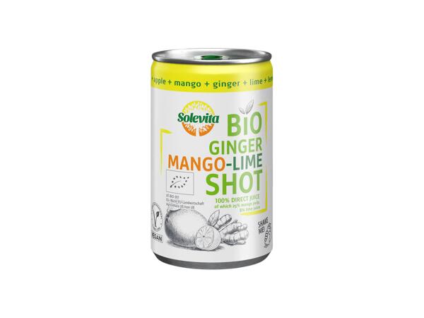 Bio Zenzero, Mango, Lime Shot