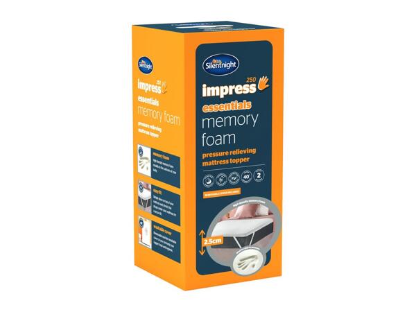 Memory Foam Pressure Relieving Mattress Topper - King