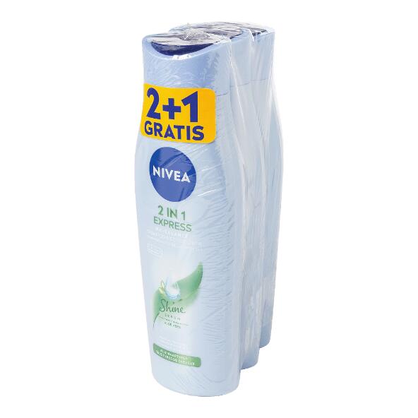 NIVEA(R) 				Shampoing pour femmes, 3 pcs
