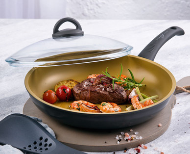 SCHUHBECKS Profi Brat- und Schmorpfanne, Ø 28 cm