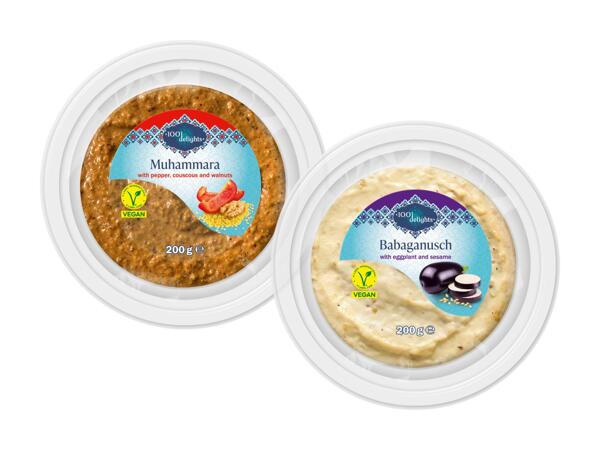 Babaganoush oder Muhammara Dip