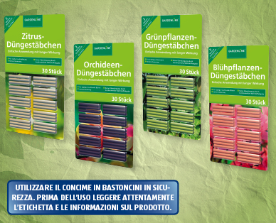 Concime speciale in bastoncini GARDENLINE(R)