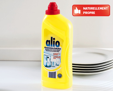 Produit de détartrage à l'acide citrique ALIO