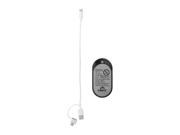 CRIVIT Grey Rechargeable Hand Warmer