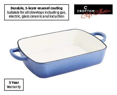 Cast Iron Roaster 4.8L – Green or Blue