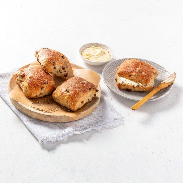 Petit pain aux raisins secs
