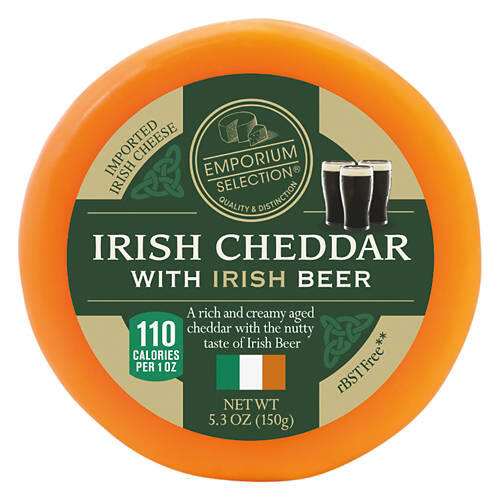 Rich & Creamy Irish Cheddar with Beer Taste Cheese, 5.3 oz