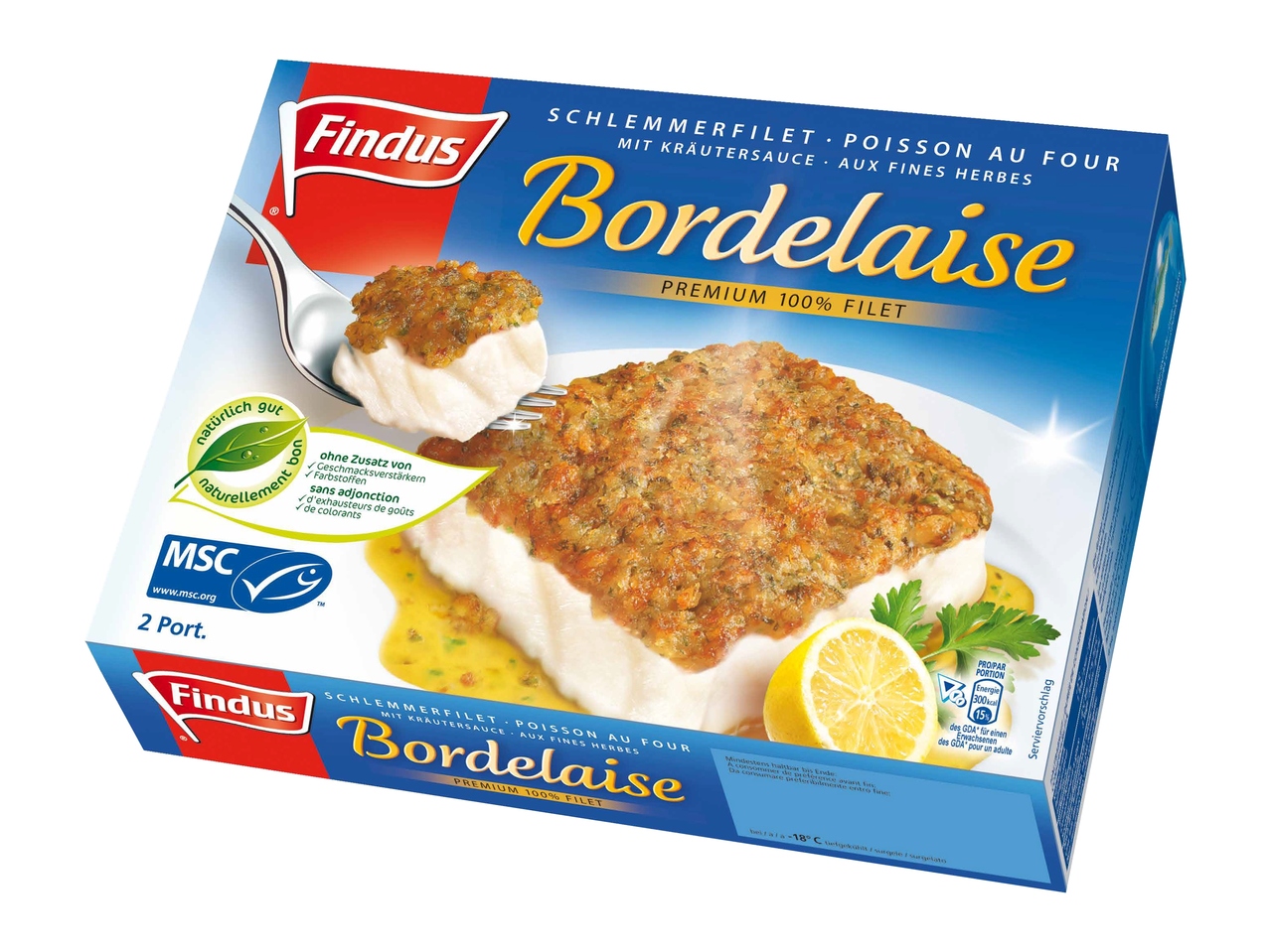 Filet de poisson à la bordelaise Findus