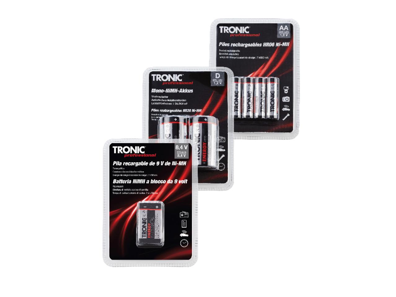 TRONIC(R) Rechargeable Mignon Nimh Batteries