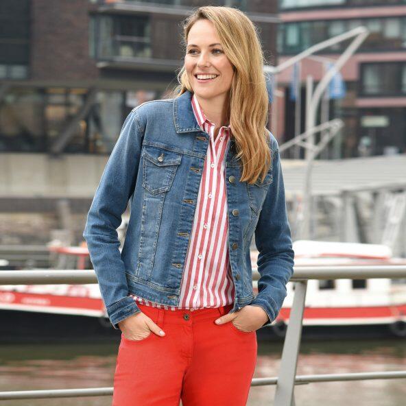 Veste en jean pour dames